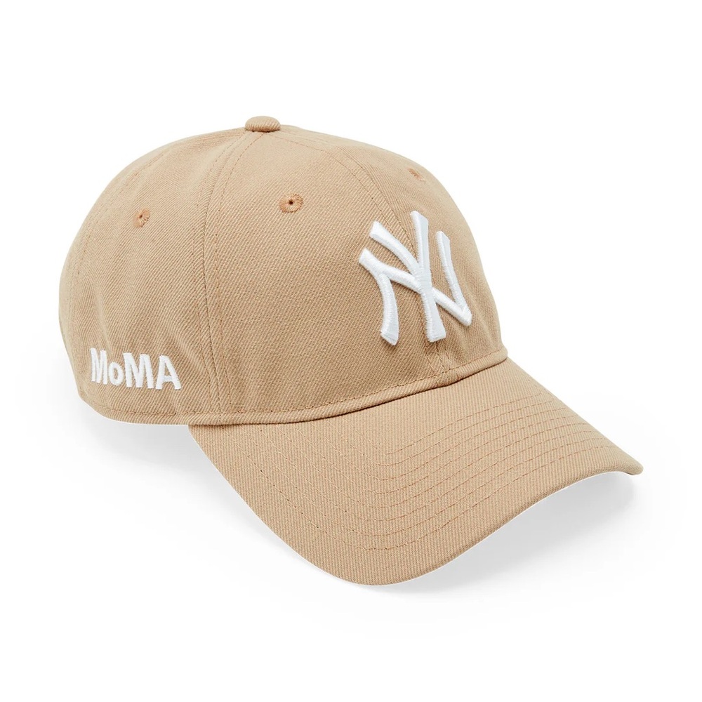MoMA NY Yankees Adjustable Baseball Cap in Camel